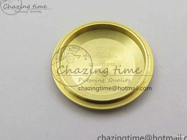 MiroTime 0305 Versatile Daydate 278288 31mm YG EWF Best Edition Green Malachite Dial Crystal Markers on YG President Bracelet ETA 2606